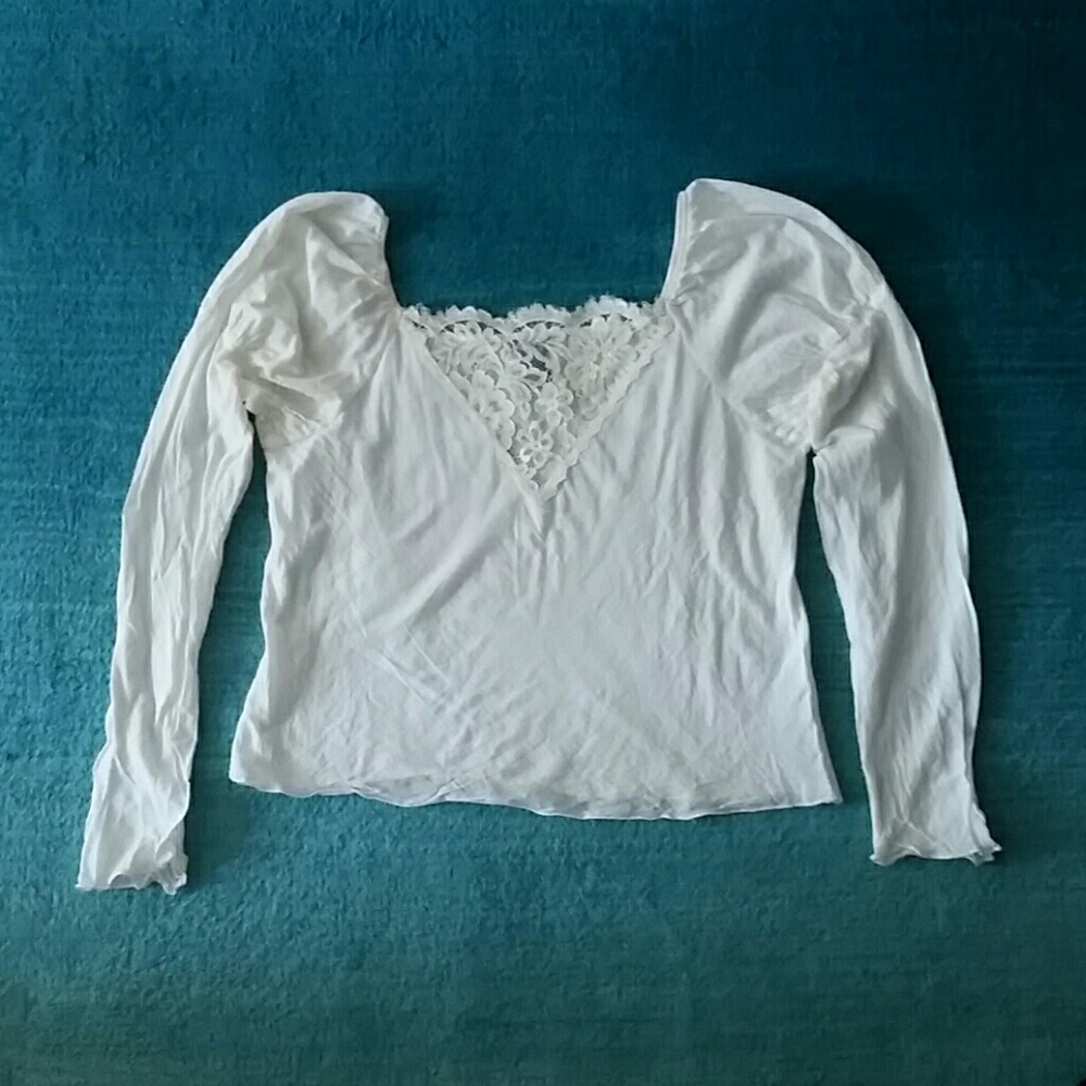Sheer cotton blouse